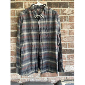Great Northwest Clothing Company Shirt Mens Size XXL Brown Plaid Long Sleeve